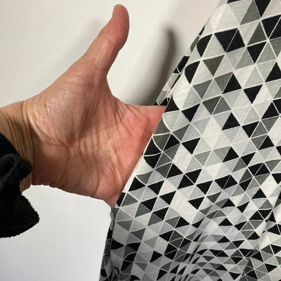 Honey & Lace Summer Dress, Medium, A-Line Black-White-Gray Pattern, New w Tags - Picture 11 of 11